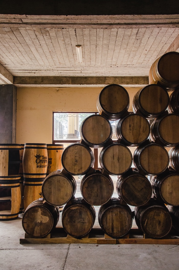 Tequila barrels